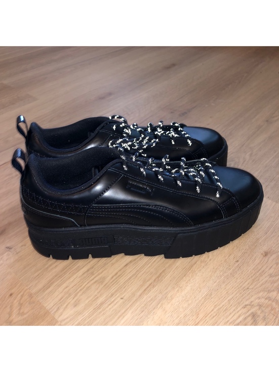 Puma Shoes - DUA LIPA PUMA x MAYZE FLUTUR BLACK PLATFORM COLLAB SNEAKERS WOMENS SIZE 10 NEW